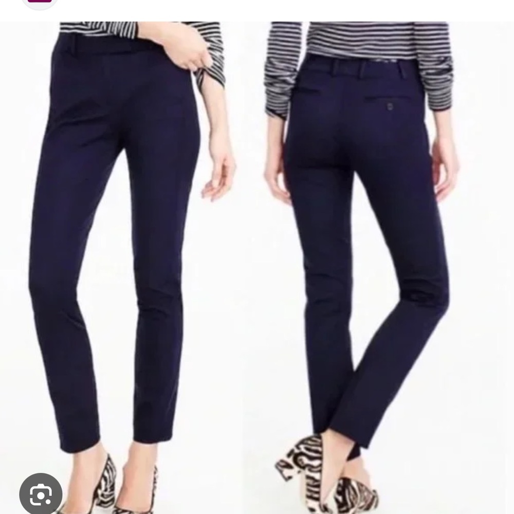 Slim fit black jcrew pants